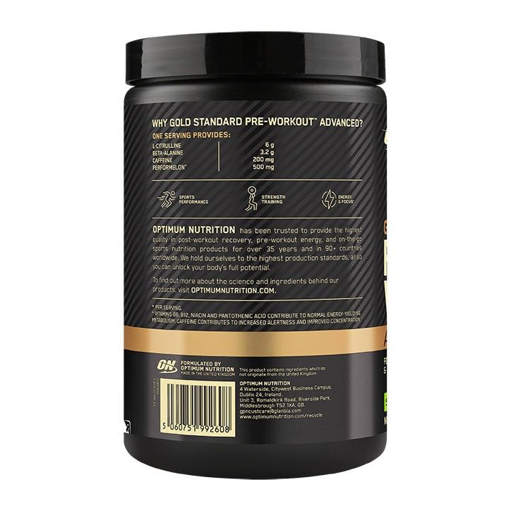 Optimum Nutrition Gold Standard Pre-Workout Advanced Fruit Punch 420g