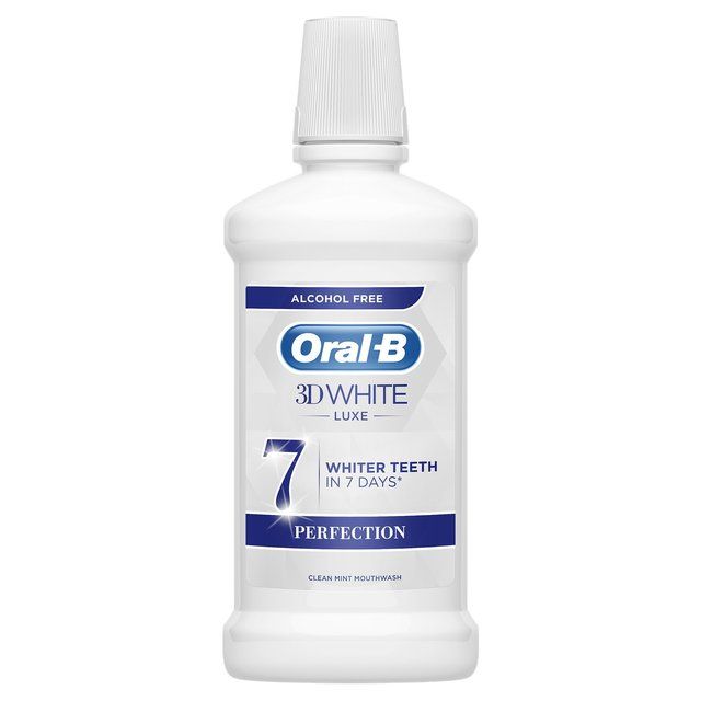 Oral-B 3D White Luxe Perfection Mouthwash   500ml
