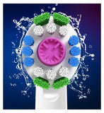 Oral-B 3D White Toothbrush Head with CleanMaximiser Technology, 4 Pack