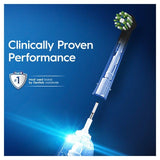 Oral B Crossaction Toothbrush Heads Black 4 per pack