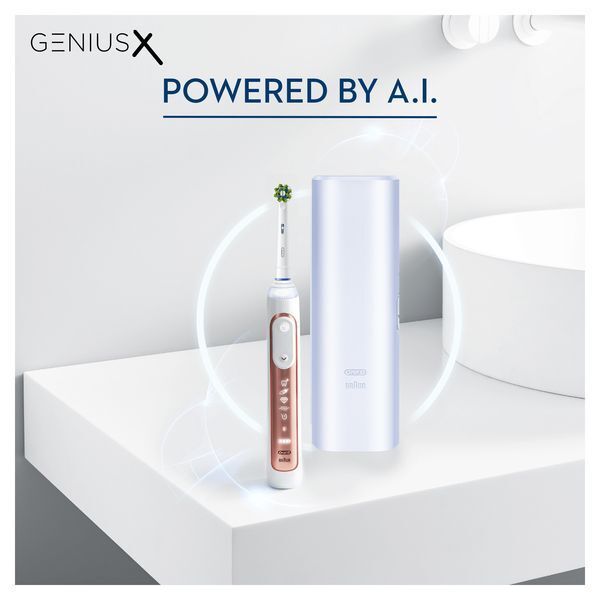Oral-B Genius X Rose Gold Electric Toothbrush By Braun