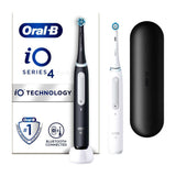 Oral-B iO4 Electric Toothbrush Black & White Duo Pack