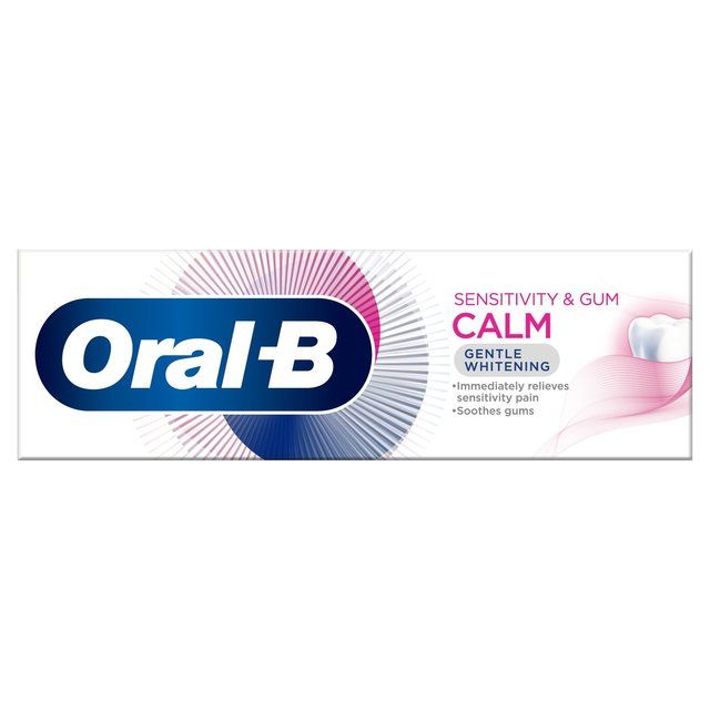 Oral-B Sensitivity And Gum Calm Toothpaste Gentle Whitening   75ml