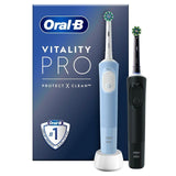 Oral-B Vitality PRO Black & Blue (Duo Pack) 2 per pack