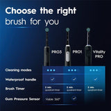 Oral-B Vitality PRO Black & Blue (Duo Pack) 2 per pack