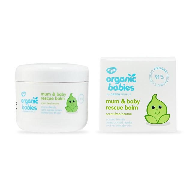 Organic Babies Scent Free Mum & Baby Rescue Balm 100ml