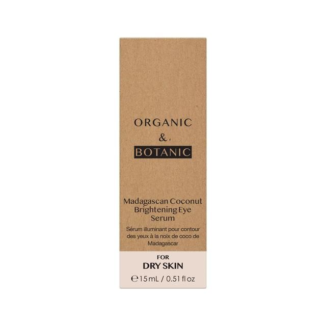 Organic & Botanic Madagascan Coconut Depuffing Eye Serum 15ml