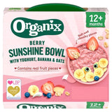 Organix Berry Sunshine Bowl With Yoghurt Banana & Oats Toddler Meal 120g
