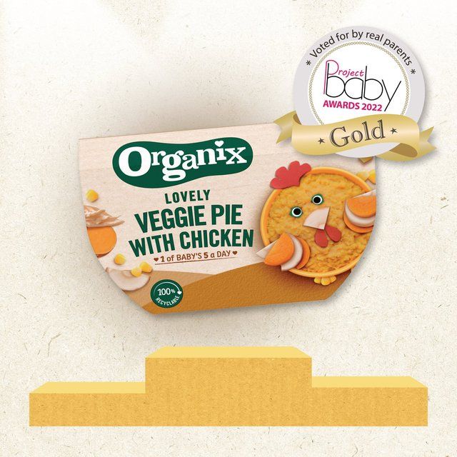 Organix Chicken & Vegetable Pie Baby Food 7 months 130g
