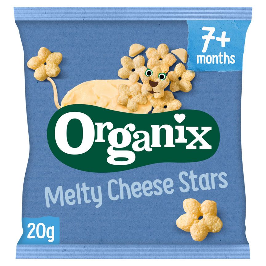 Organix Finger Foods Cheese Stars 7+ Months