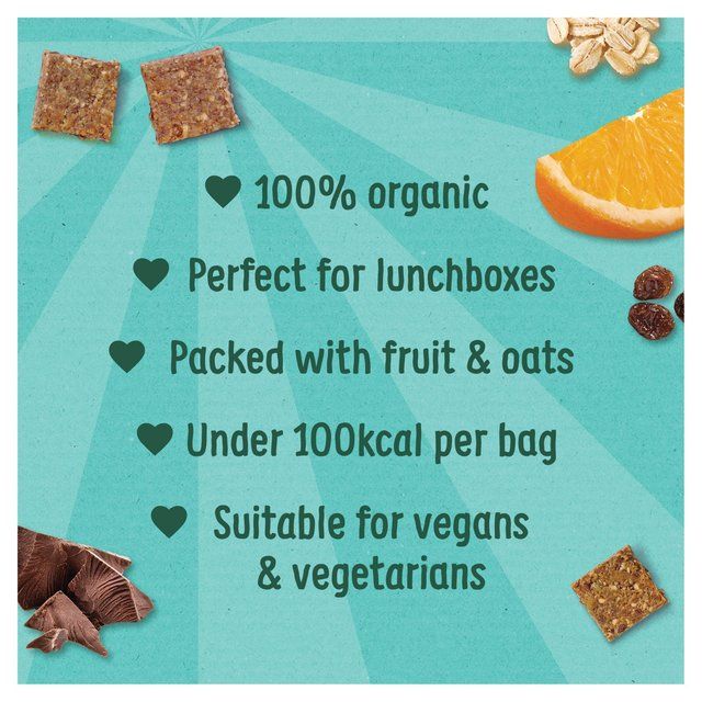 Organix KIDS Crazy Choco Orange Mini Organic Flapjack Bites 4 x 23g