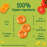 Organix Melty Tomato Organic Slices Baby Snack 7 months+ 20g