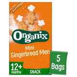 Organix Mini Gingerbread Men Organic Toddler Snack Biscuits Multipack 5 x 20g