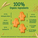 Organix Mini Gingerbread Men Organic Toddler Snack Biscuits Multipack 5 x 20g