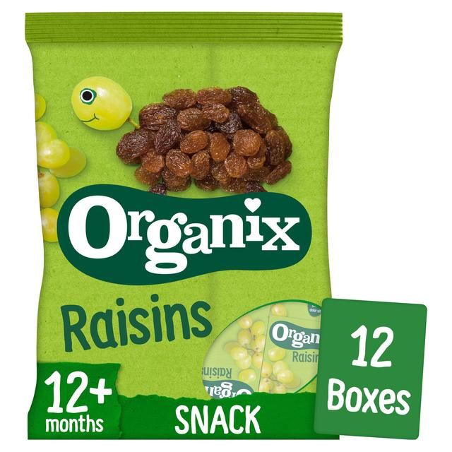 Organix Mini Organic Raisin Boxes Toddler & KidsMultipack 168g