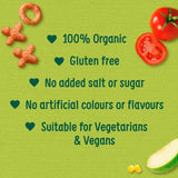 Organix Saucy Tomato Organic Noughts & Crosses 10 mths+ Multipack 4 x 15g