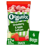 Organix Strawberry & Apple Puffcorn 12+ Months 4x10g