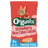 Organix Strawberry Rice Cake Clouds Baby Snack 7 months+ 40g