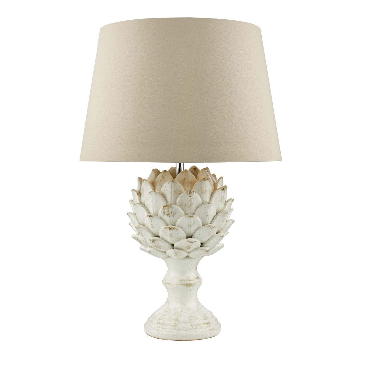 Orris Artichoke Ceramic Table Lamp