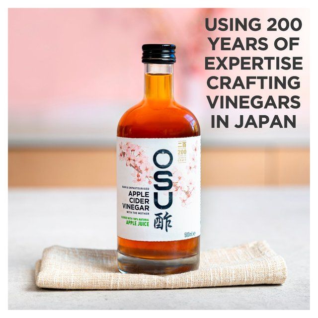 OSU Raw Apple Cider Vinegar with The Mother Apple Juice Blend 500ml