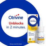 Otrivine Allergy Hayfever & Blocked Nose Relief Nasal Spray   10ml