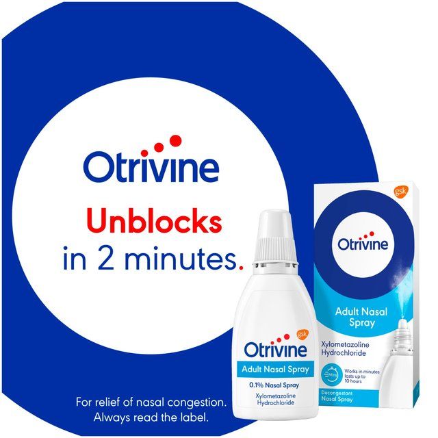 Otrivine Decongestant Adult Nasal Spray 10ml