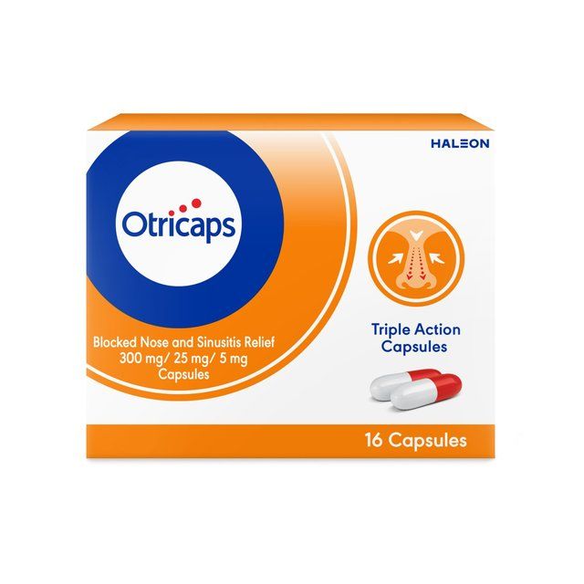 Otrivine Otricaps Congestion Relief Capsules 16 per pack