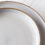 Over & Back Stoneware Dinnerware Set, 16 Piece in 2 Colours