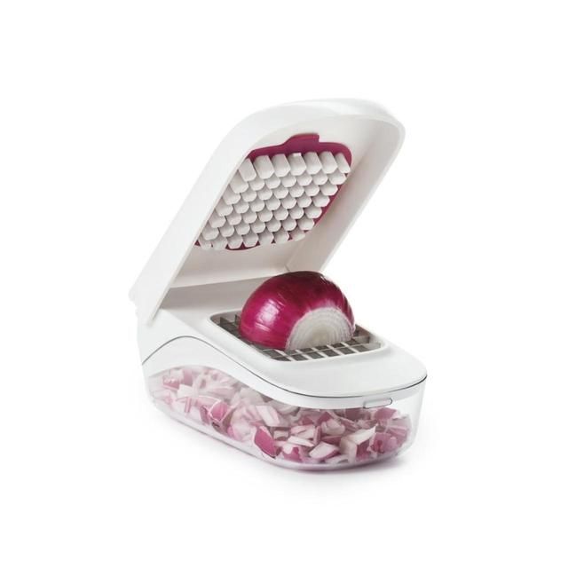 OXO SoftWorks Vegetable Chopper with Easy Pour Opening