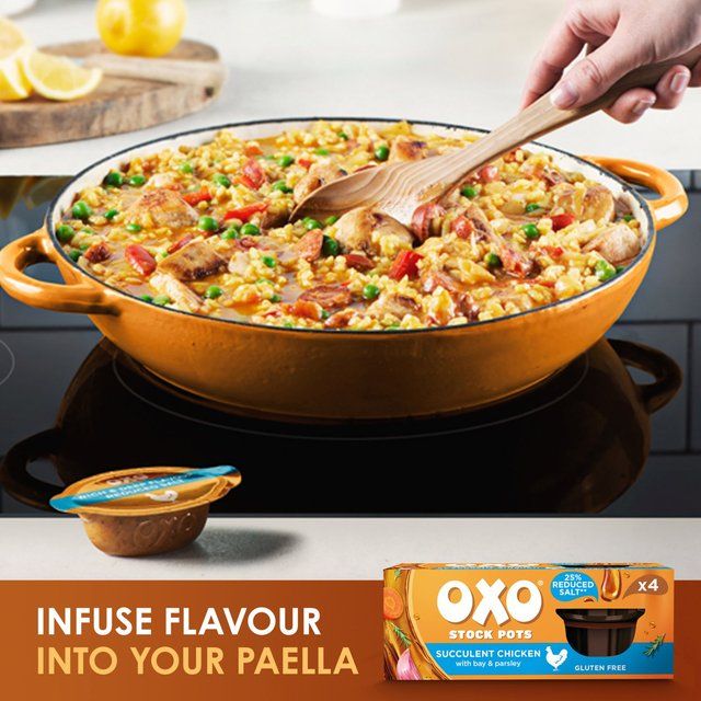 Oxo Stock Pots Reduced Salt Chicken 4 x 20g