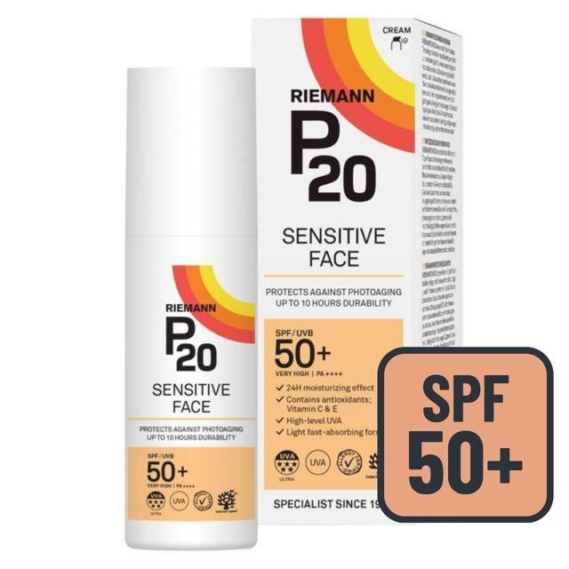 P20 Sensitive Face SPF 50+ Sun Cream 50g