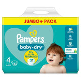 Pampers Baby-Dry Nappies Size 4 (9-14kg) Jumbo+ Pack 84 per pack