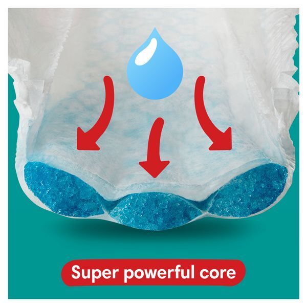 Pampers Baby-Dry Nappy Pants Size 4 Nappies Carry Pack x23