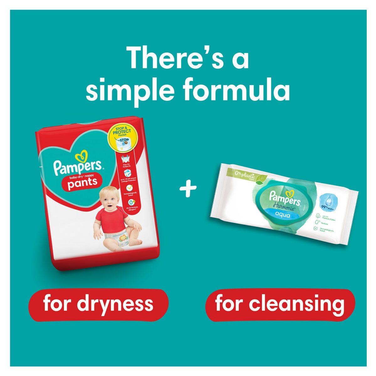 Pampers Baby Dry Pants Size 8, 44 Pack