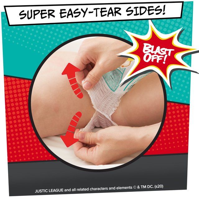 Pampers Baby-Dry Superhero Nappy Pants Size 4 (9-15kg) 30 per pack