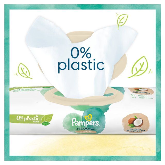 Pampers Harmonie Coco Baby Wipes X4 4 x 44 per pack