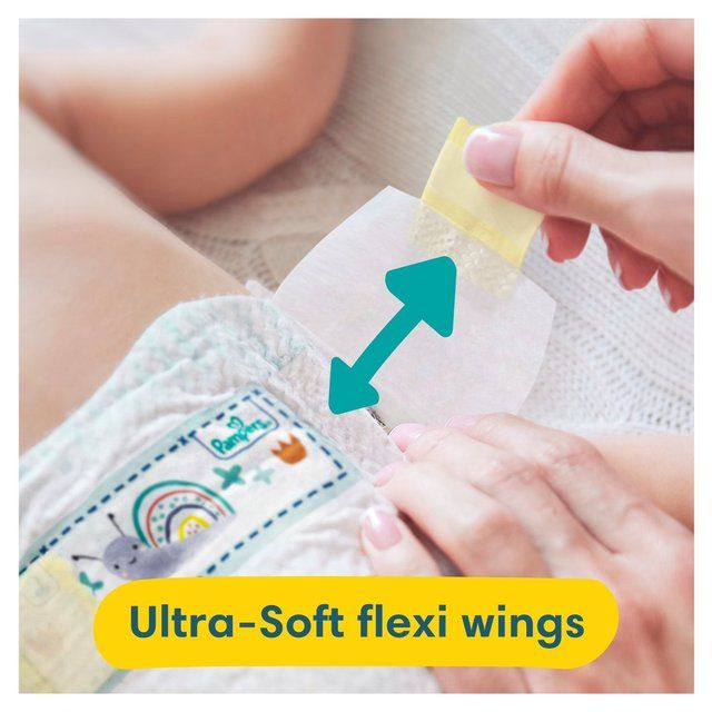 Pampers New Baby Nappies Size 1 (2-5kg) Jumbo+ Pack 80 per pack