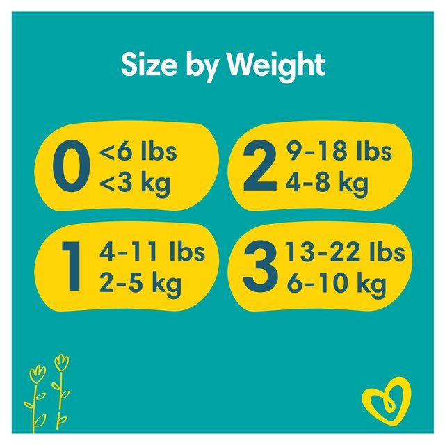 Pampers New Baby Nappies Size 1 (2-5kg) Jumbo+ Pack 80 per pack