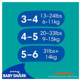 Pampers Splashers Swim Nappies Size 3-4 (6-11kg) 12 per pack