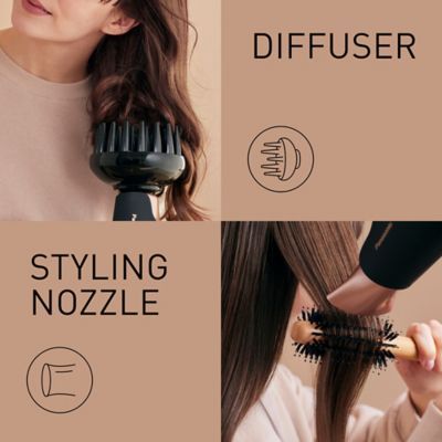 Panasonic EH-NA9J Advanced Folding Hair Dryer with Diffuser, Nanoe & Double Mineral Technology