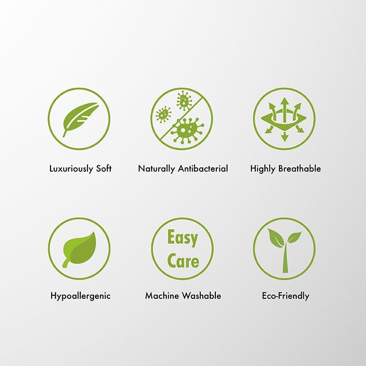 Panda London 100% Bamboo Eye Mask - Eclipse Black