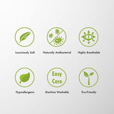 Panda London 100% Bamboo Eye Mask - Eclipse Black