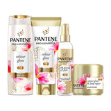 Pantene Colour Gloss Shampoo And Conditioner Set With Leave-In Conditioner Spray And Hair Mask Bundle