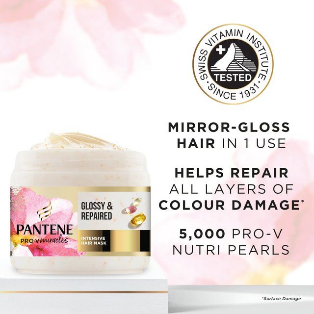 Pantene Miracles Colour Gloss Intensive Mask 300Ml 300ml