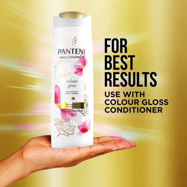 Pantene Miracles Colour Gloss Shampoo 400ml