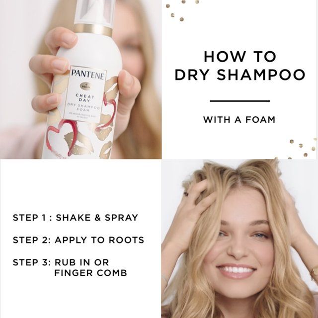 Pantene Waterless Cheat Day Foam Dry Shampoo 50ml