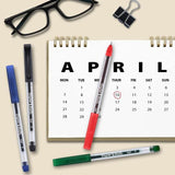 Paper Mate Jiffy Gel Pouch Black 4 per pack