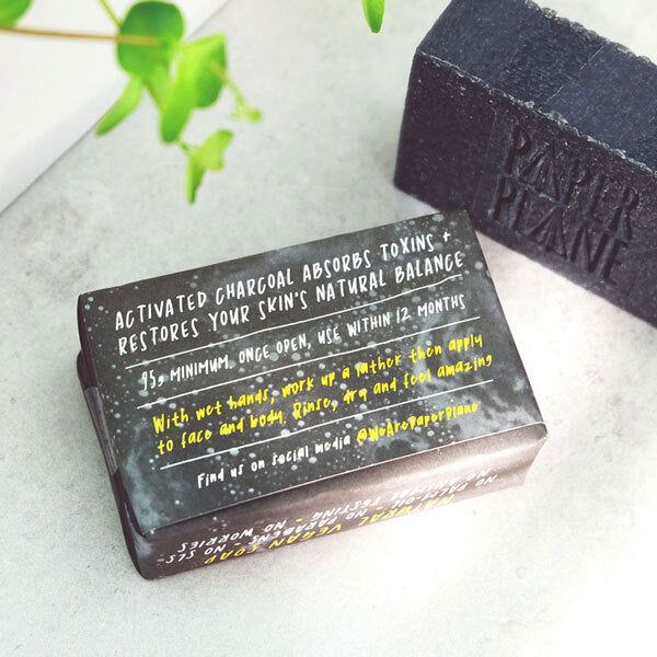 Paper Plane Charcoal Soap 95g