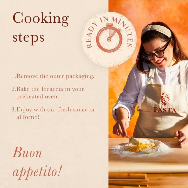 Pasta Evangelists Olive Focaccia 200g