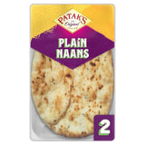 Patak's Plain Naan Breads 2 per pack